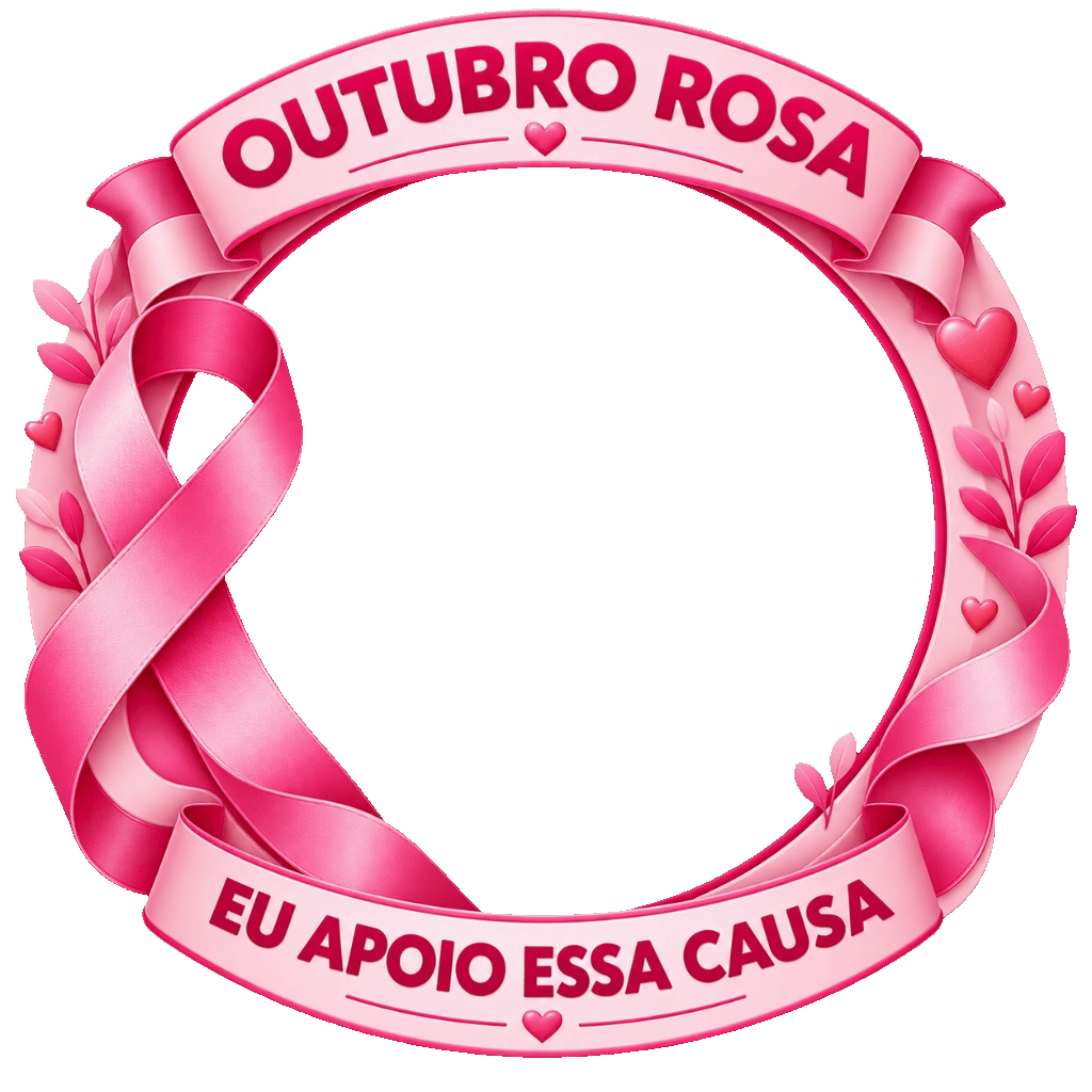 Moldura da campanha de Outubro Rosa